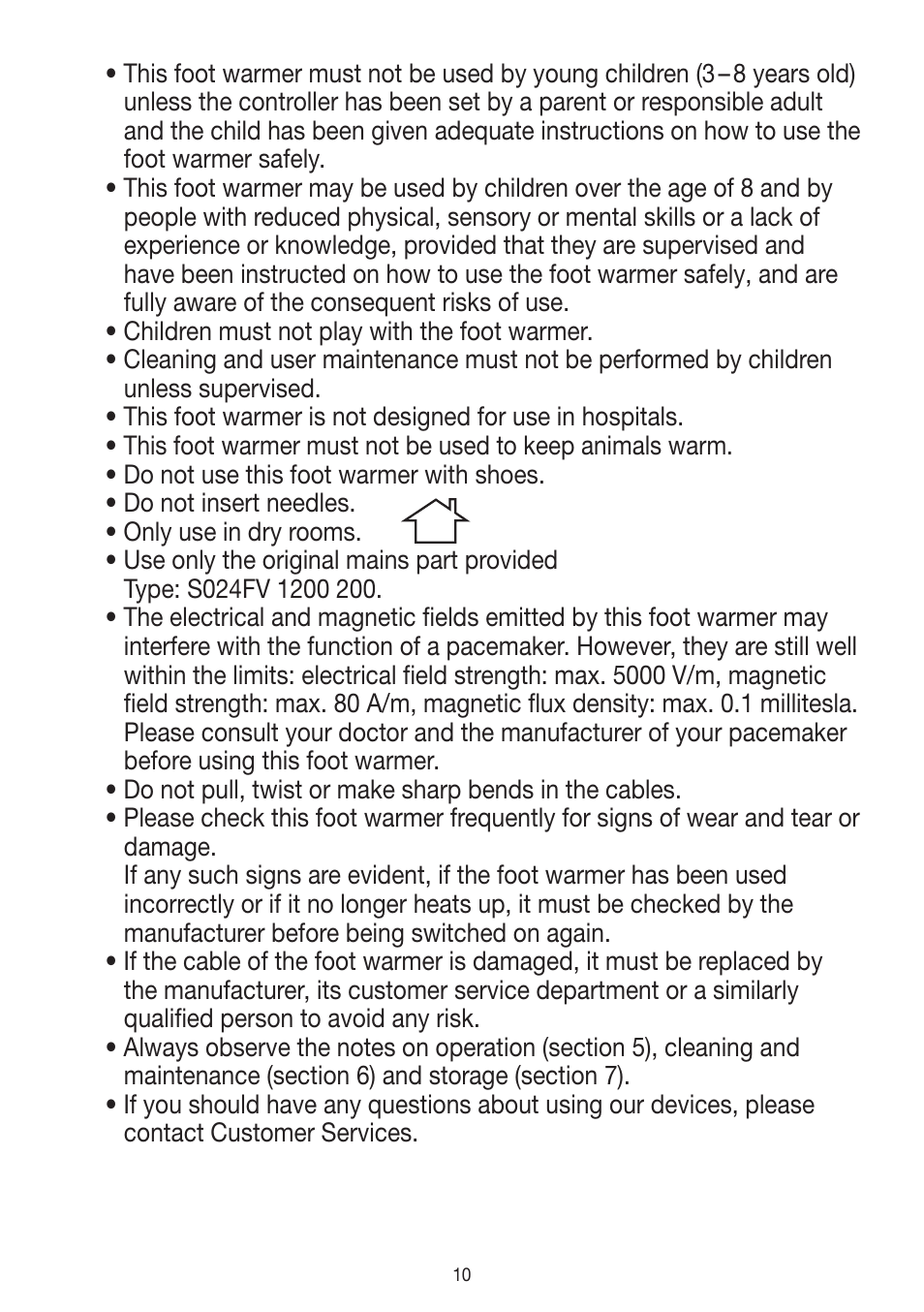 Beurer FWM 50 User Manual | Page 10 / 44
