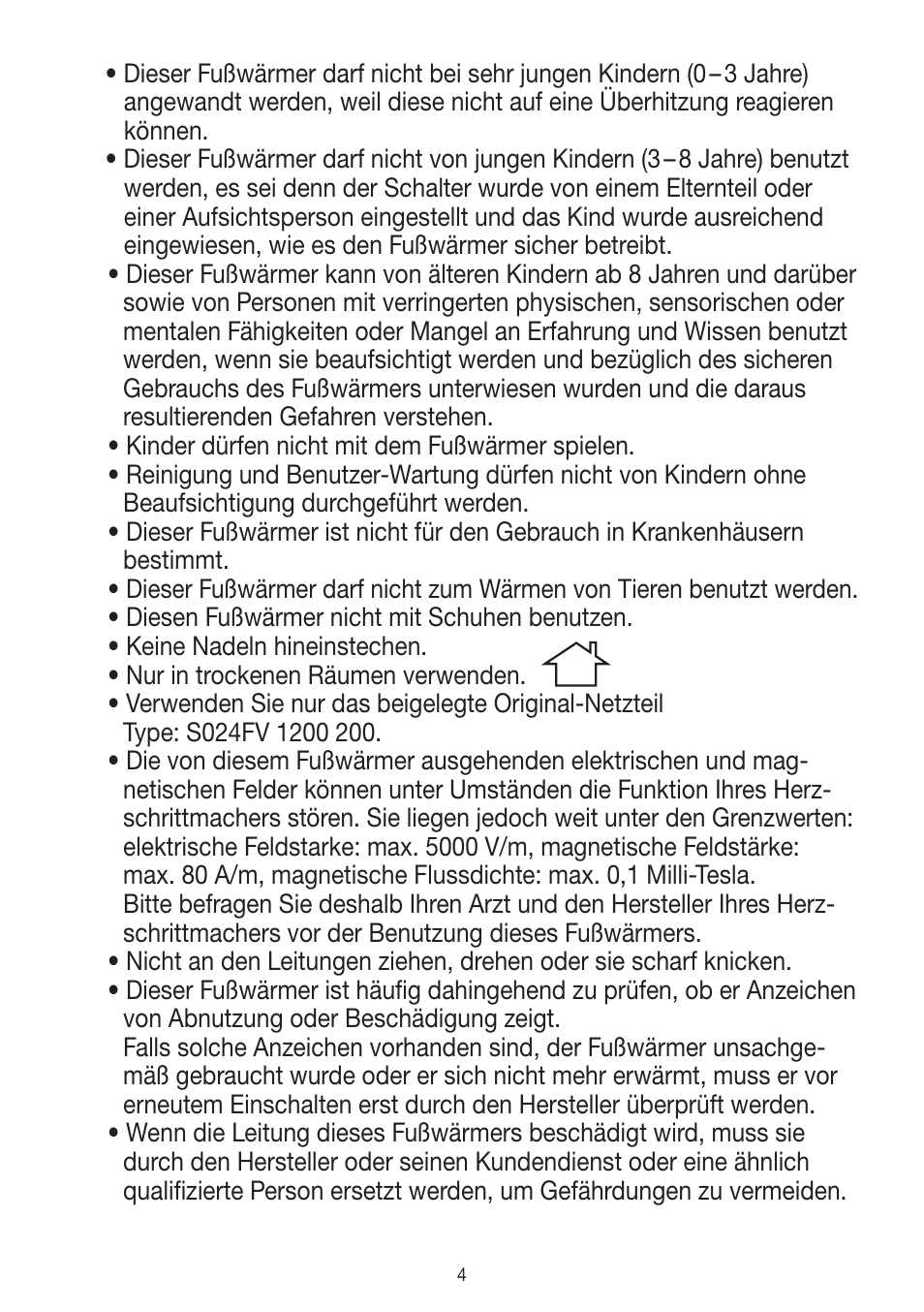 Beurer FWM 50 User Manual | Page 4 / 44