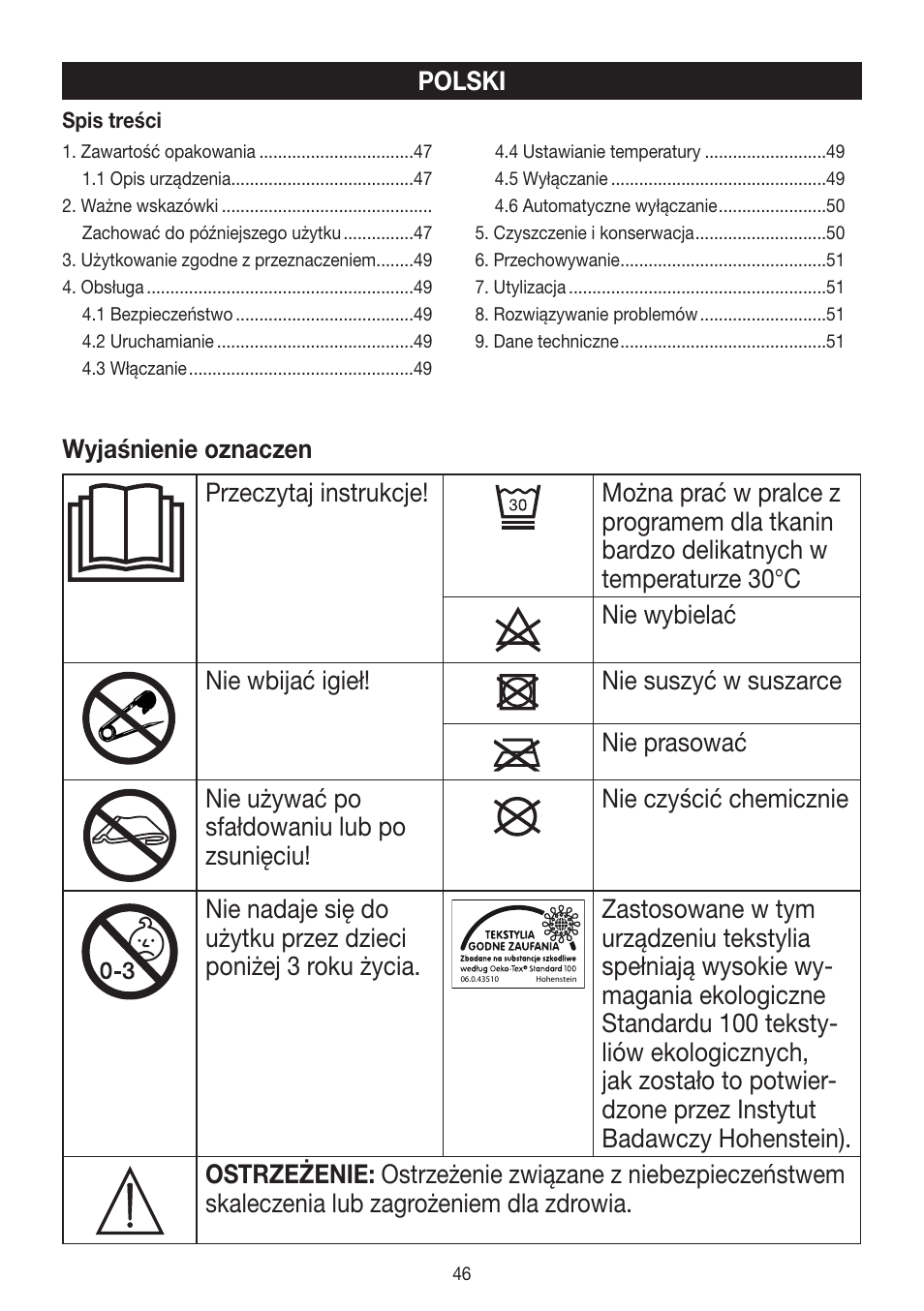 Beurer HD 100 User Manual | Page 46 / 52