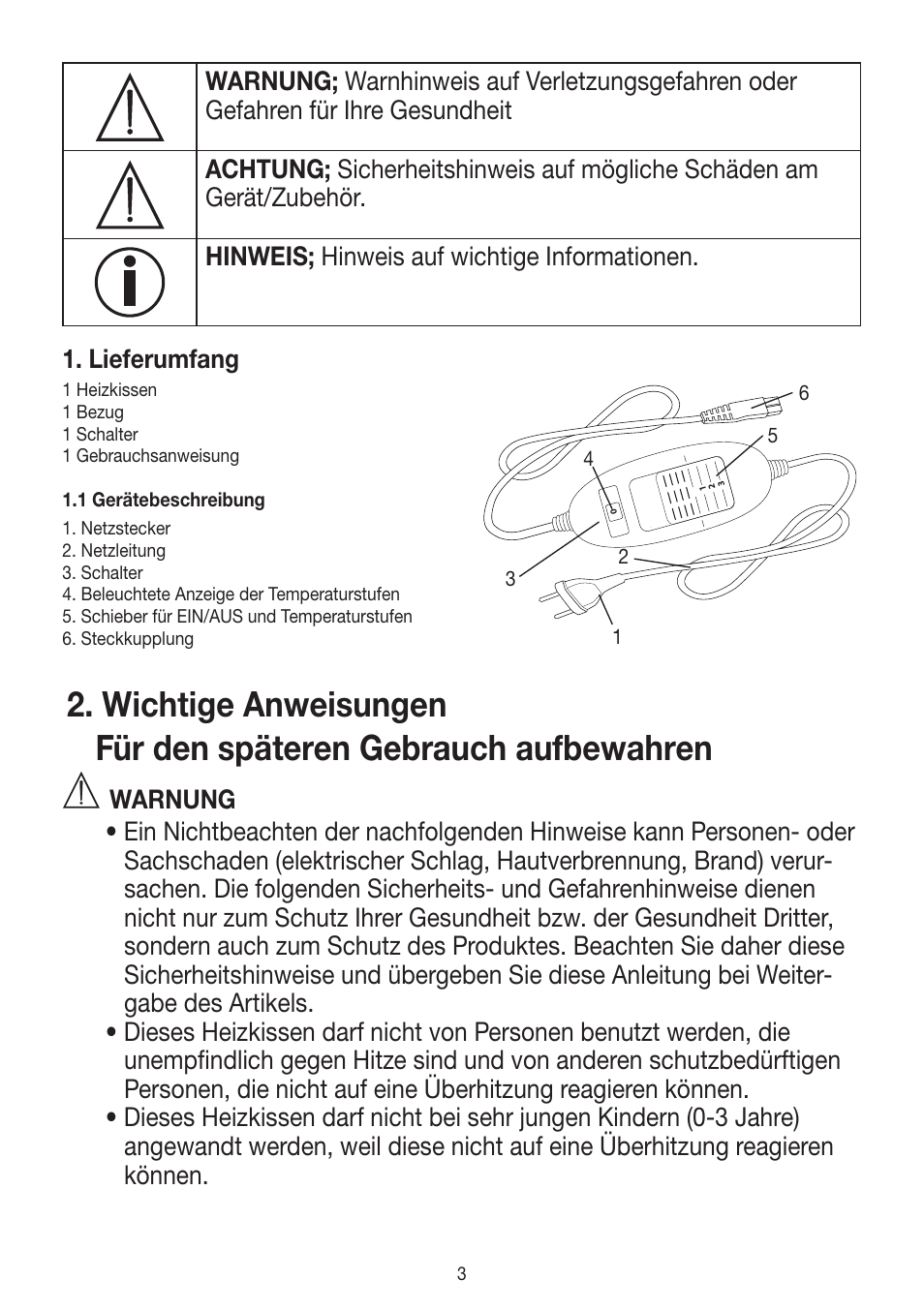 Beurer HK 25 User Manual | Page 3 / 52