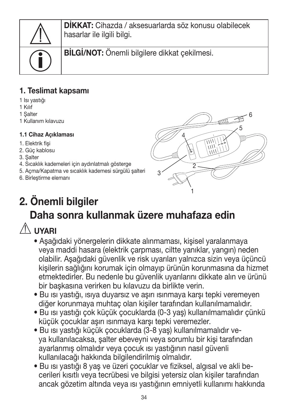 Beurer HK 45 Cosy User Manual | Page 34 / 52