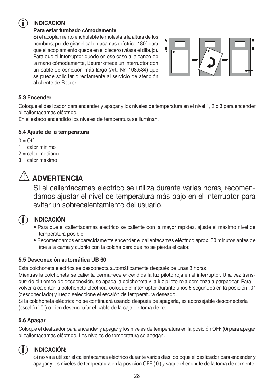 Beurer UB 30 User Manual | Page 28 / 60