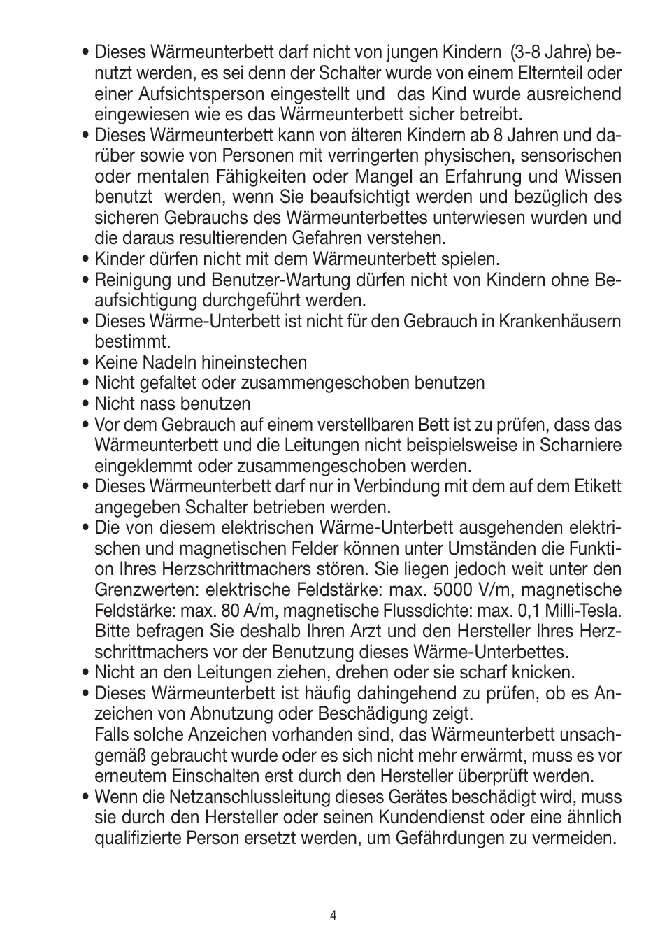 Beurer UB 30 User Manual | Page 4 / 60