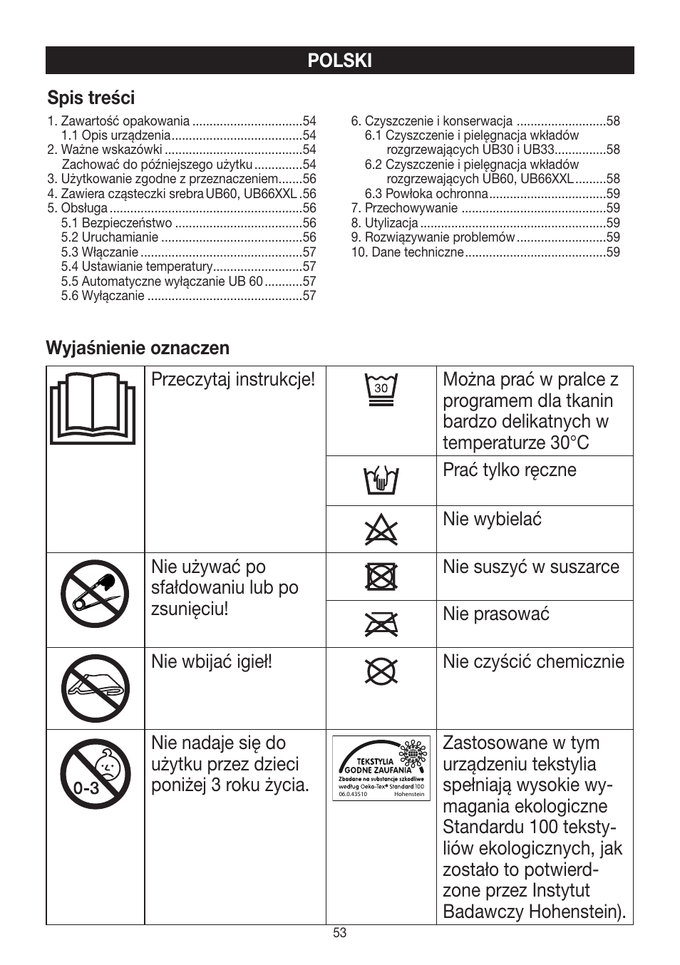 Beurer UB 30 User Manual | Page 53 / 60