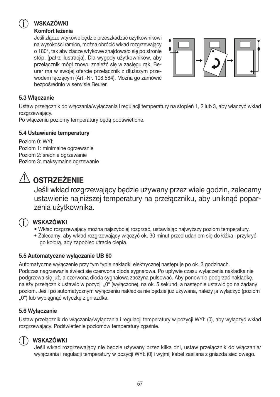 Beurer UB 30 User Manual | Page 57 / 60