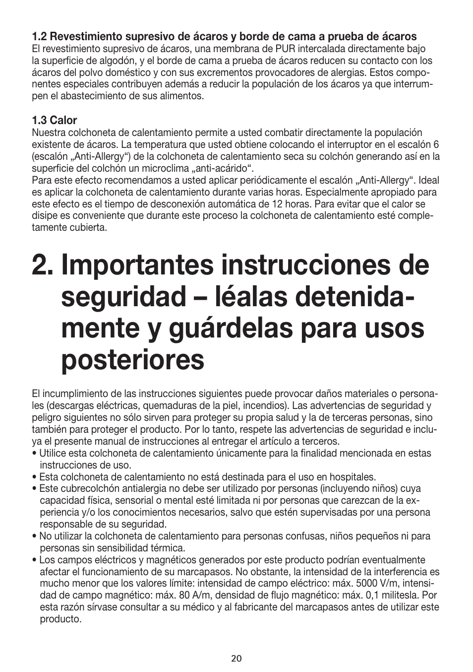Beurer UB 85 User Manual | Page 20 / 44