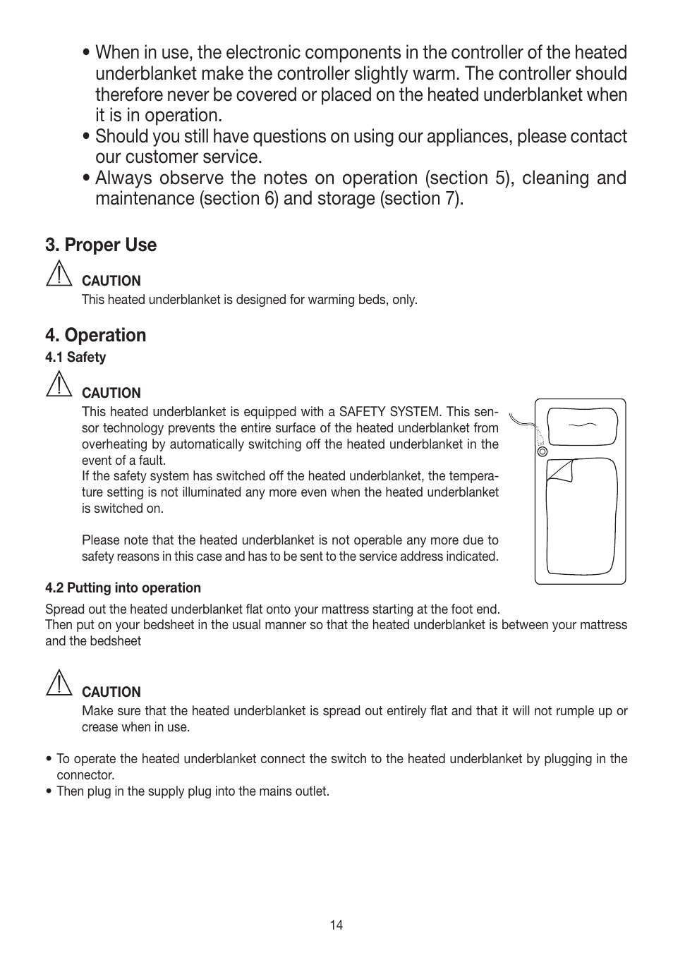 Operation | Beurer UB 90 User Manual | Page 14 / 72