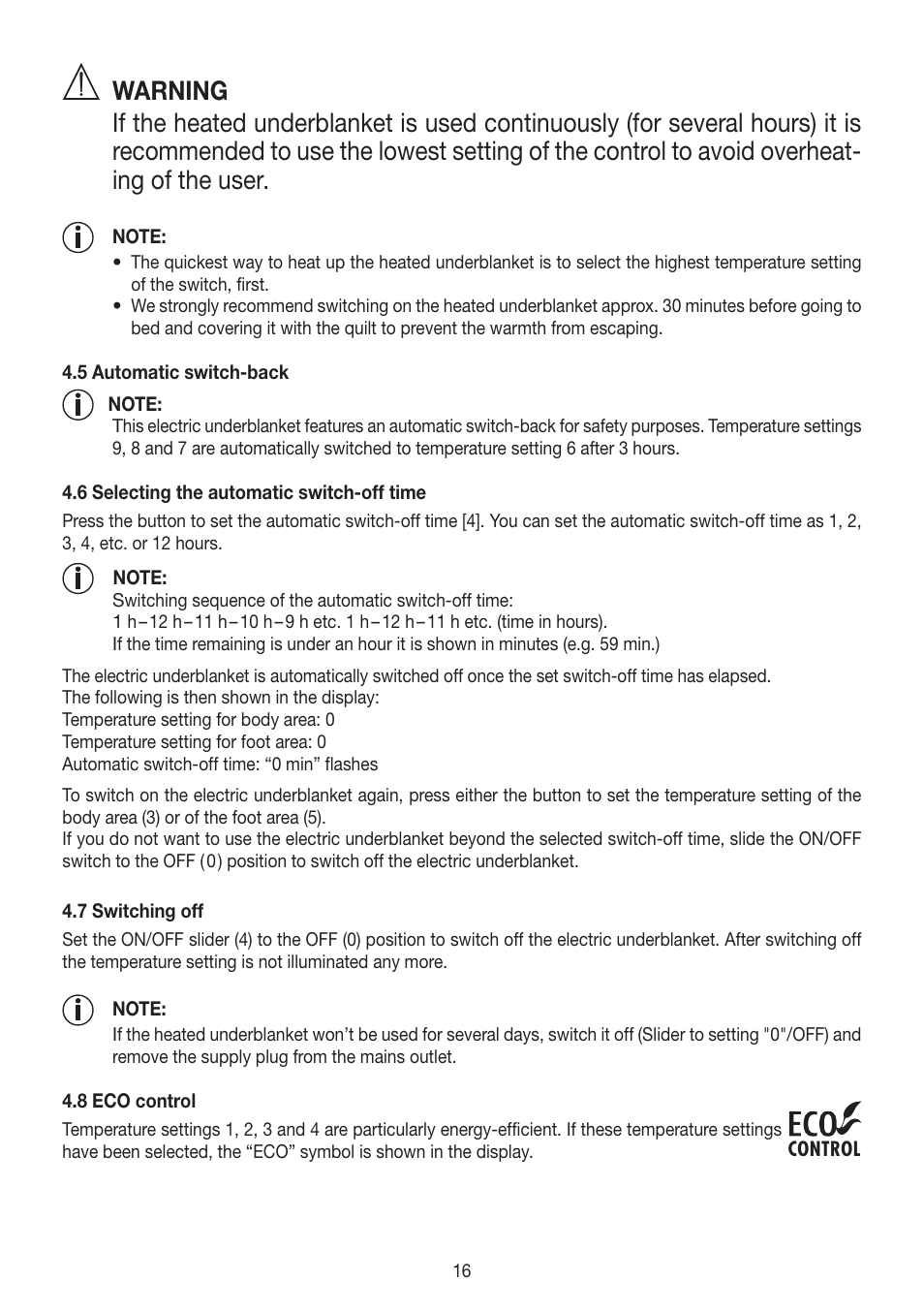 Beurer UB 90 User Manual | Page 16 / 72