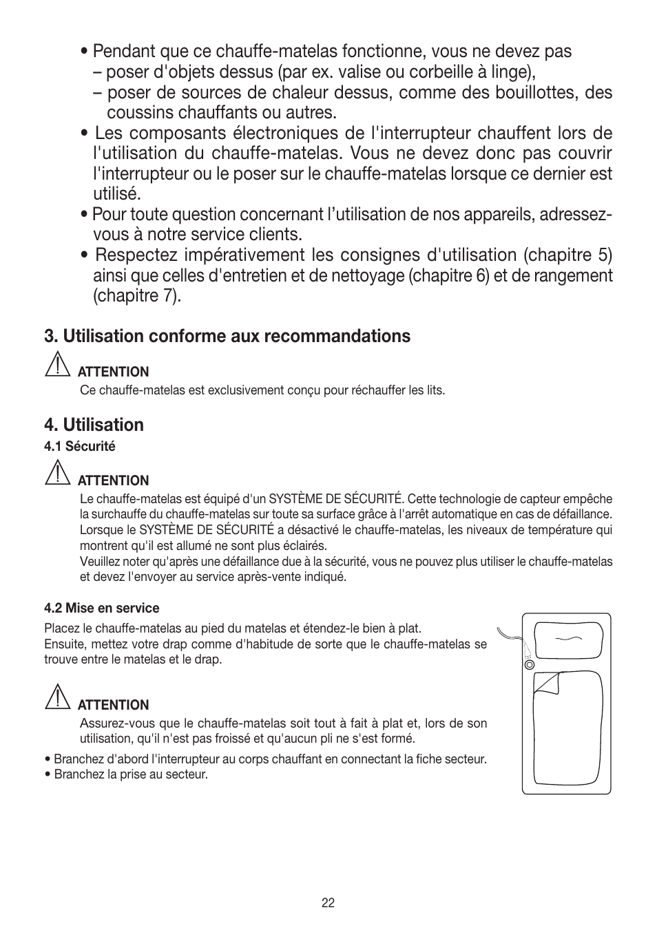 Utilisation | Beurer UB 90 User Manual | Page 22 / 72