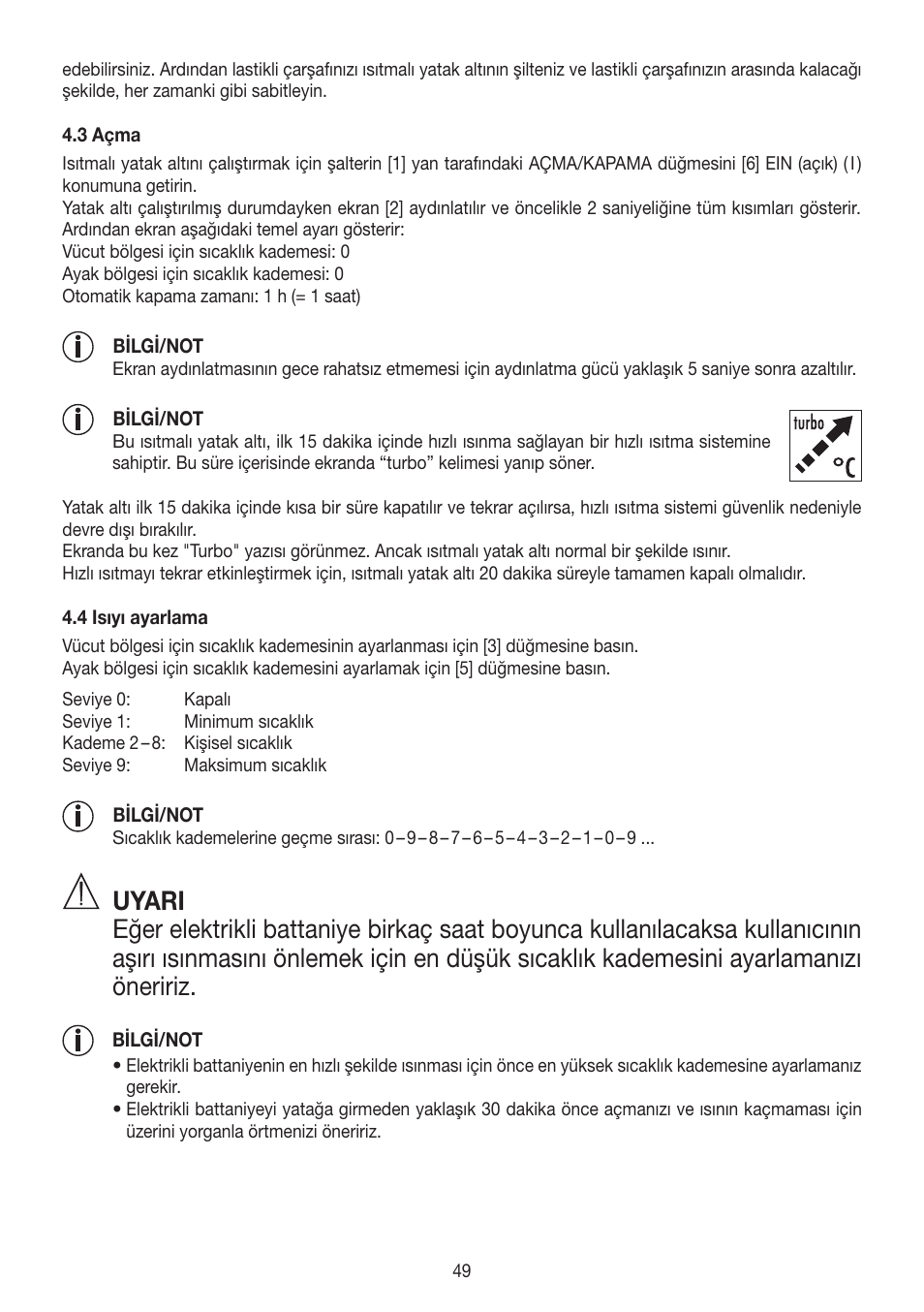 Beurer UB 90 User Manual | Page 49 / 72