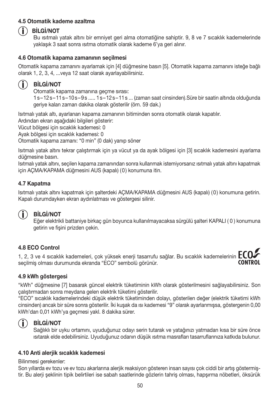 Beurer UB 90 User Manual | Page 50 / 72