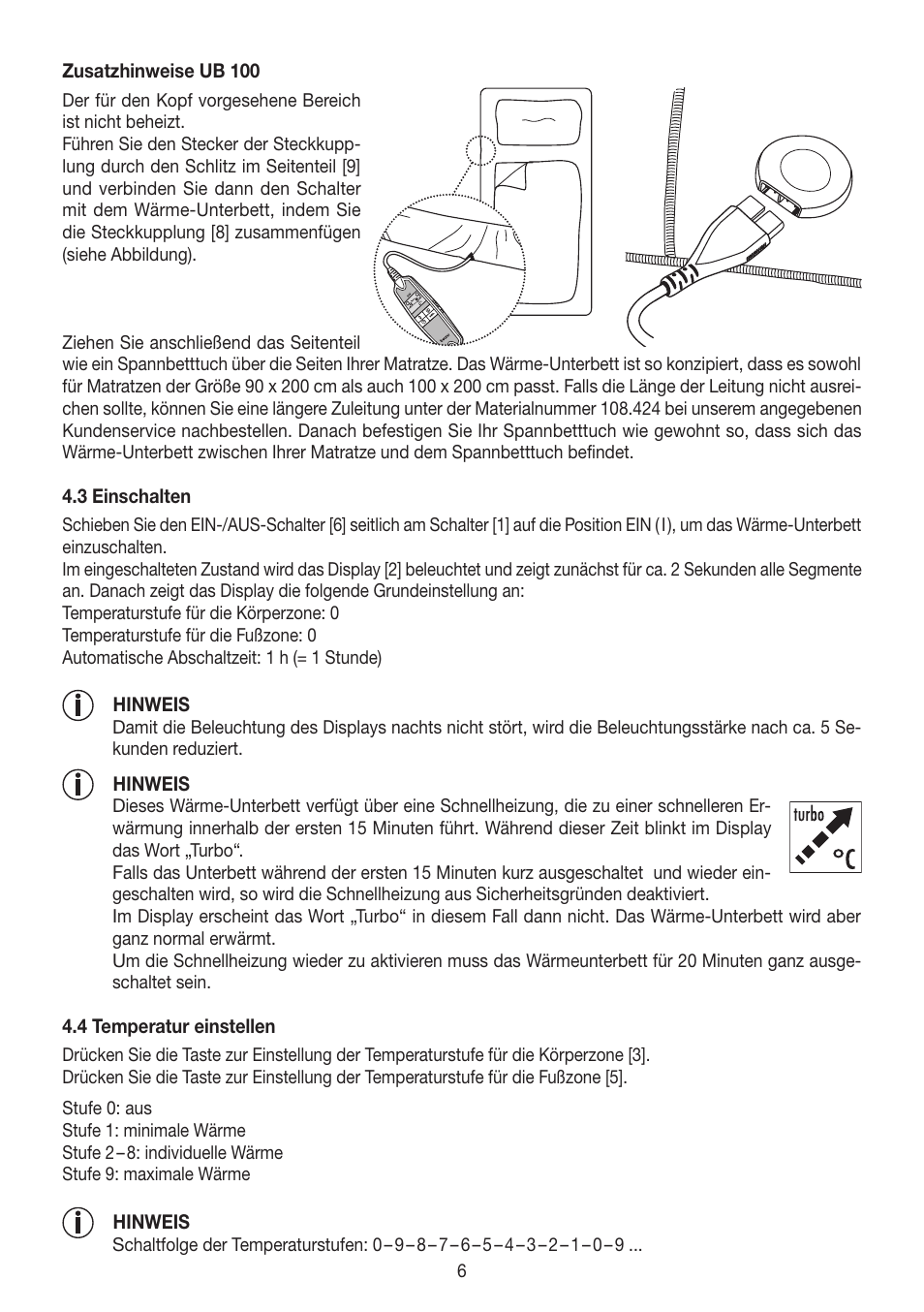 Beurer UB 90 User Manual | Page 6 / 72