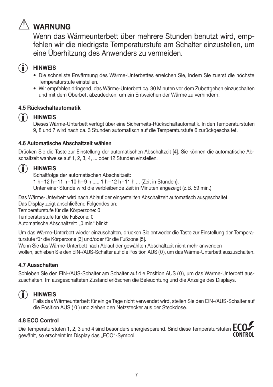 Beurer UB 90 User Manual | Page 7 / 72