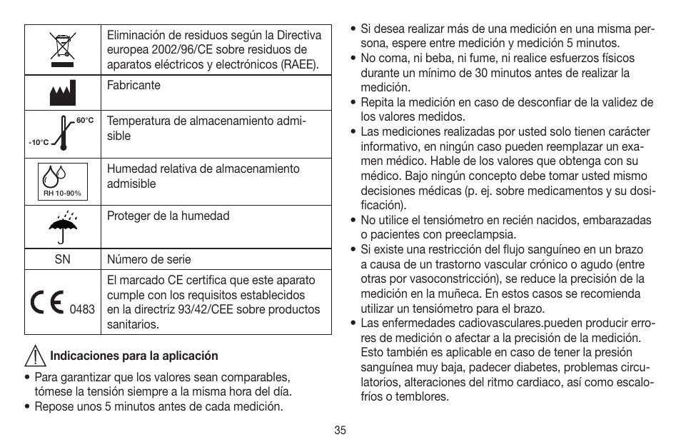 Beurer BC 16 User Manual | Page 35 / 88