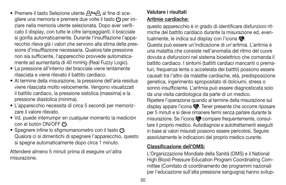 Beurer BC 16 User Manual | Page 50 / 88