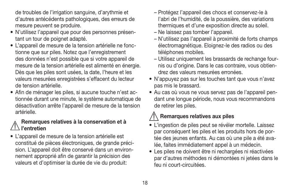 Beurer BC 20 User Manual | Page 18 / 68