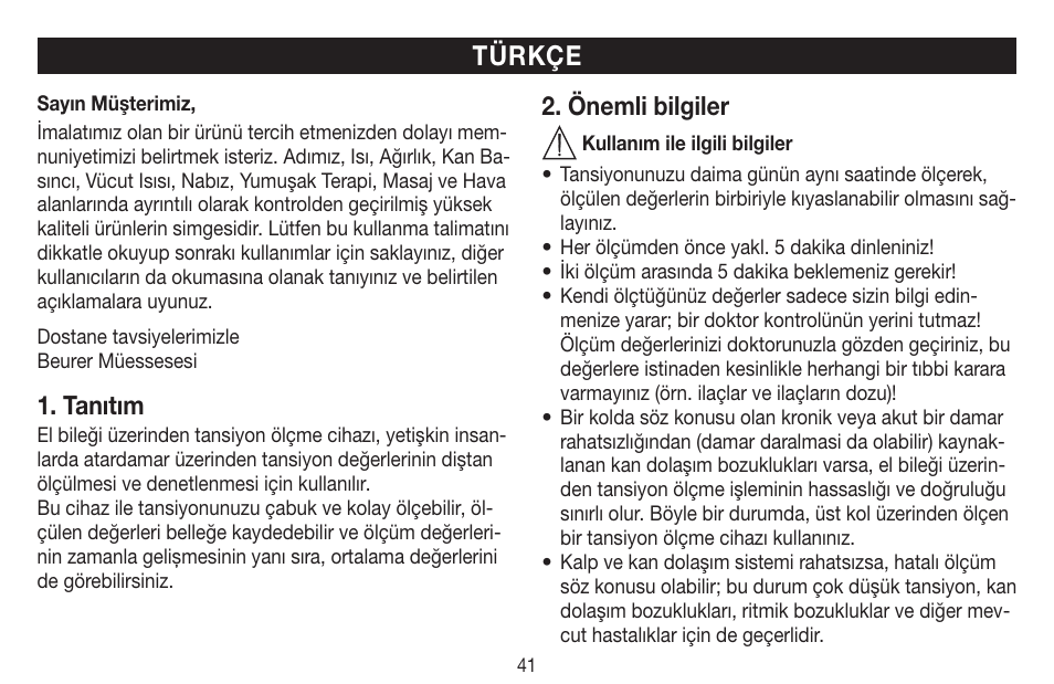 Beurer BC 20 User Manual | Page 41 / 68