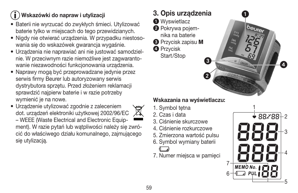 Beurer BC 20 User Manual | Page 59 / 68