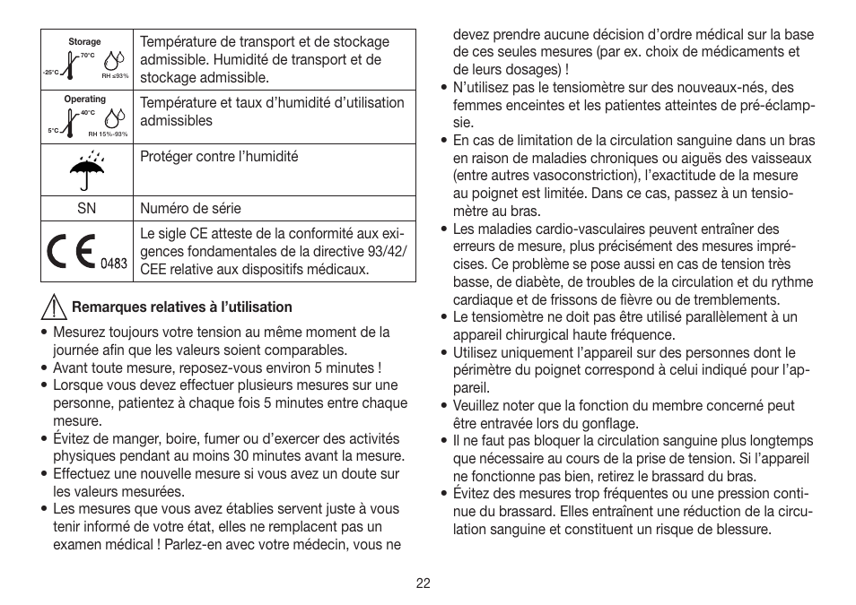 Beurer BC 30 User Manual | Page 22 / 80