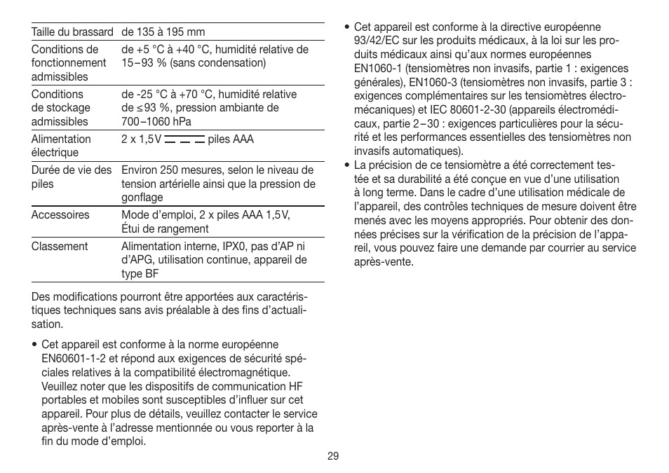 Beurer BC 30 User Manual | Page 29 / 80