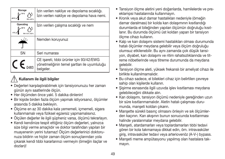 Beurer BC 30 User Manual | Page 49 / 80