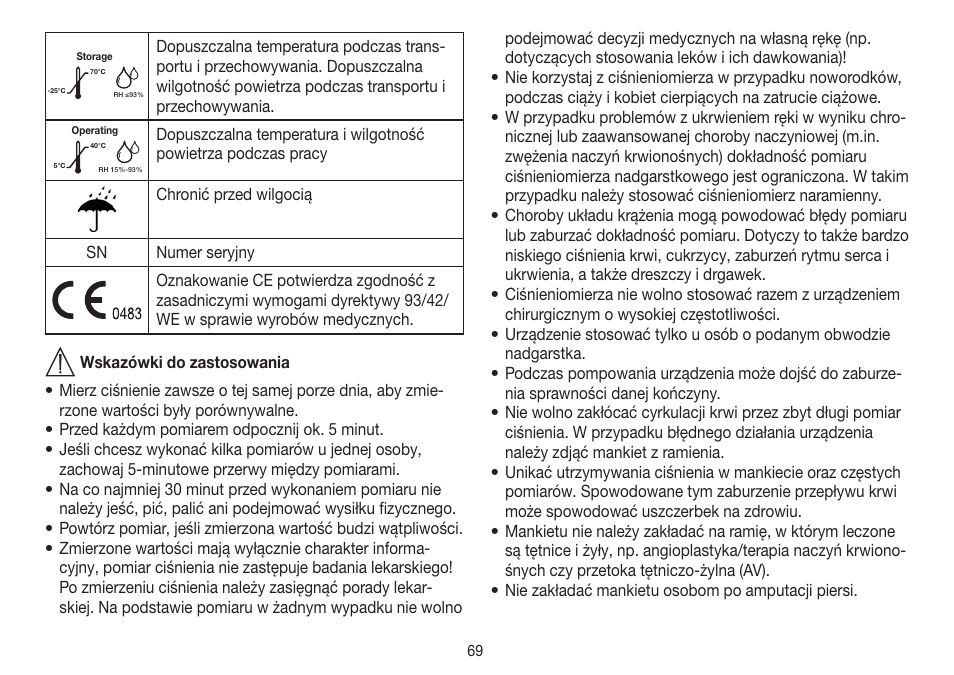 Beurer BC 30 User Manual | Page 69 / 80