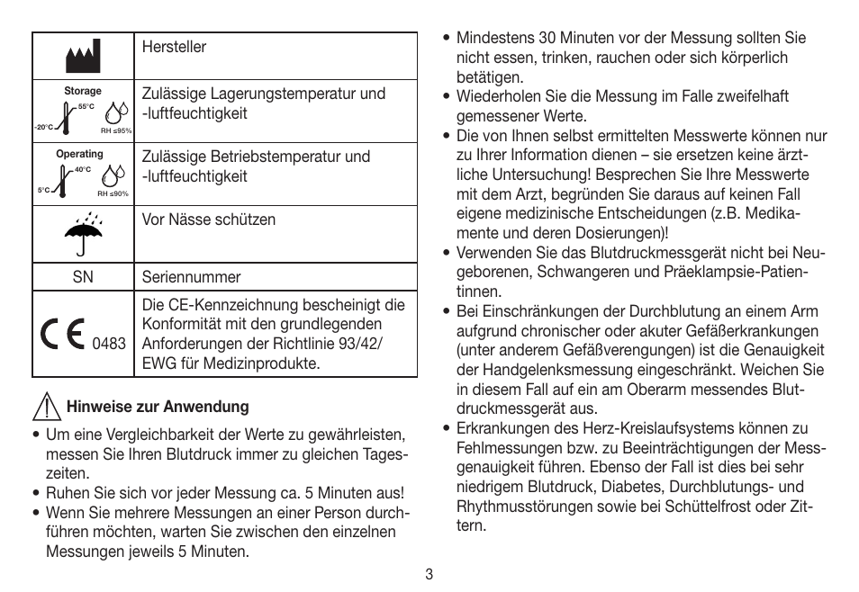 Beurer BC 31 User Manual | Page 3 / 92