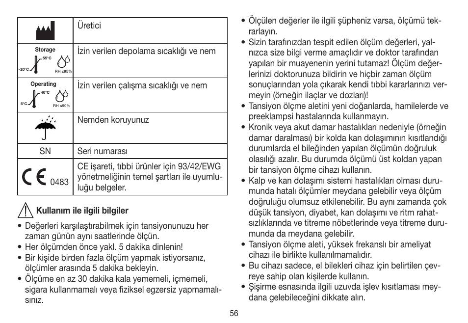 Beurer BC 31 User Manual | Page 56 / 92