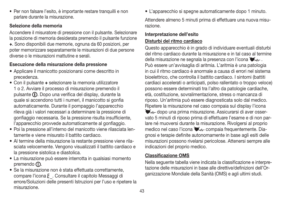 Beurer BC 32 User Manual | Page 43 / 76