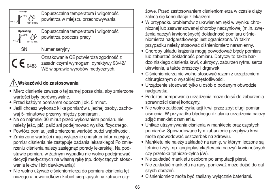 Beurer BC 32 User Manual | Page 66 / 76