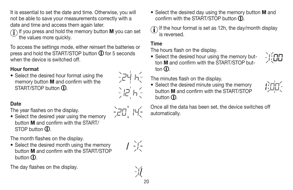 Beurer BC 40 User Manual | Page 20 / 104