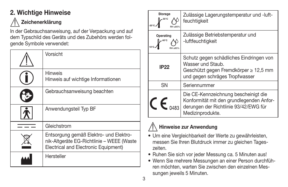 Wichtige hinweise | Beurer BC 40 User Manual | Page 3 / 104