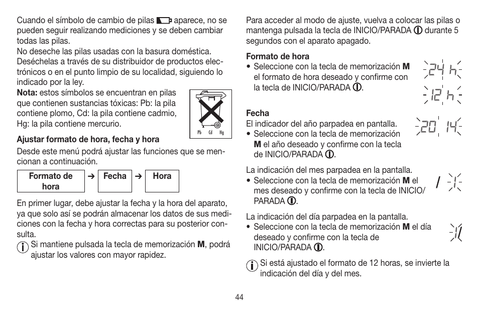 Beurer BC 40 User Manual | Page 44 / 104