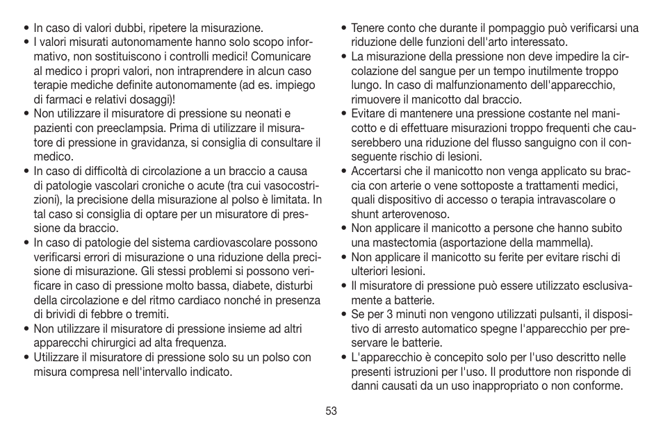 Beurer BC 40 User Manual | Page 53 / 104