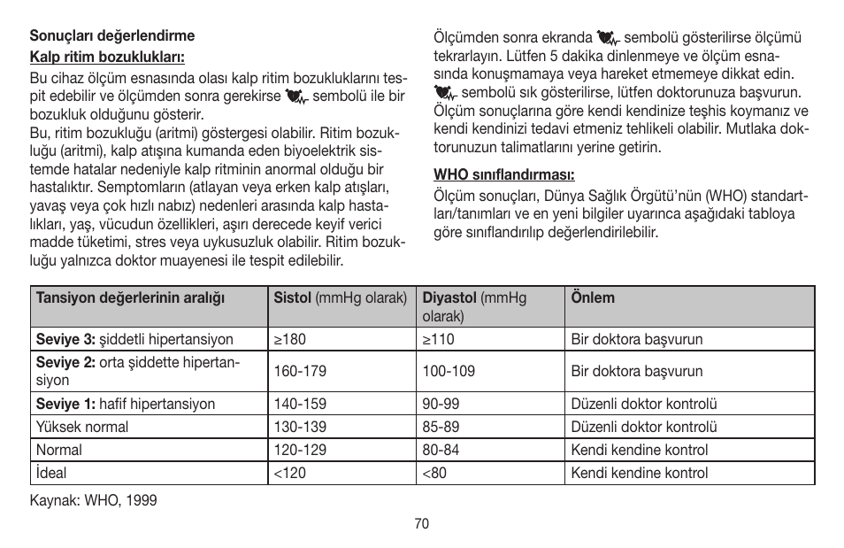 Beurer BC 40 User Manual | Page 70 / 104