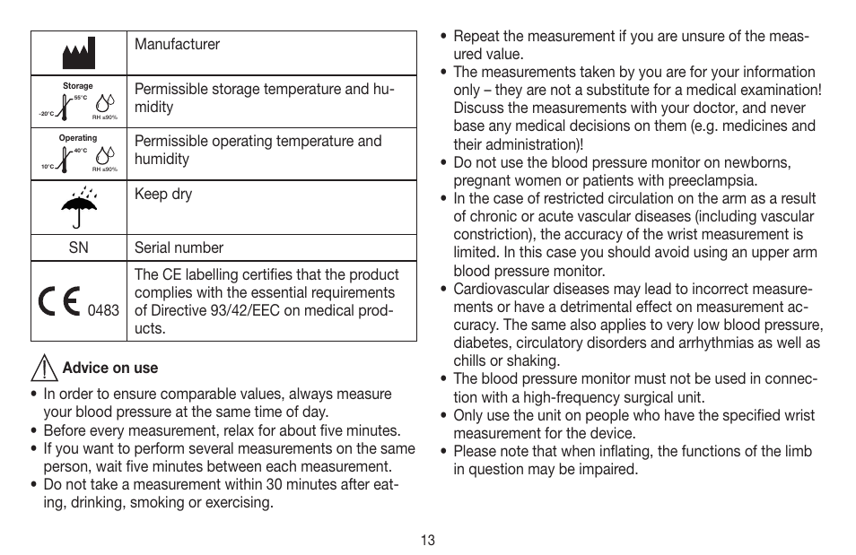 Beurer BC 44 User Manual | Page 13 / 84