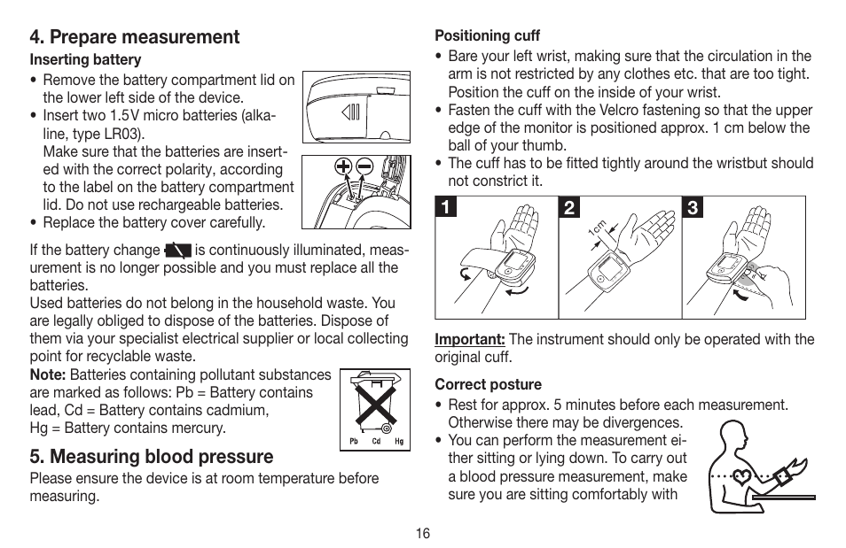 Beurer BC 44 User Manual | Page 16 / 84