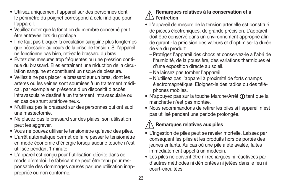 Beurer BC 44 User Manual | Page 23 / 84