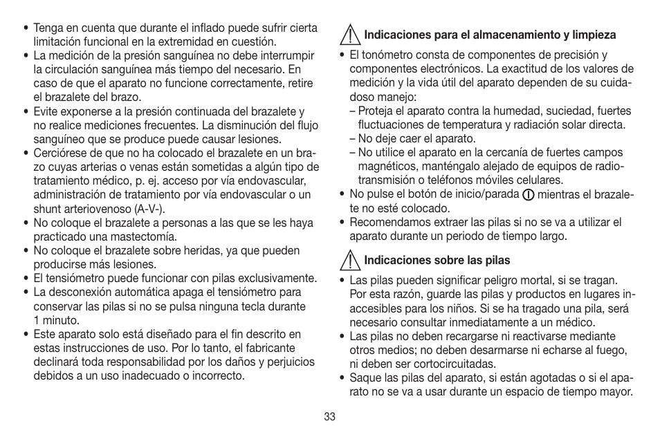 Beurer BC 44 User Manual | Page 33 / 84