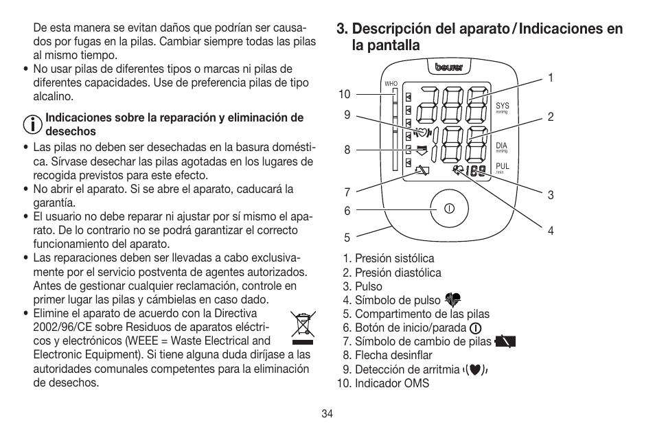Beurer BC 44 User Manual | Page 34 / 84