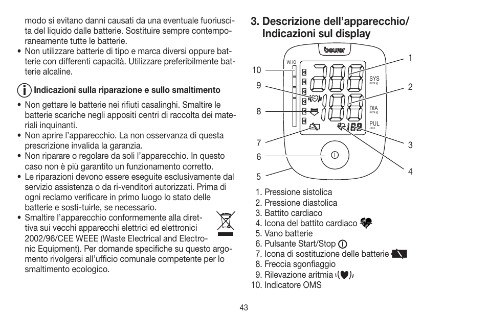 Beurer BC 44 User Manual | Page 43 / 84