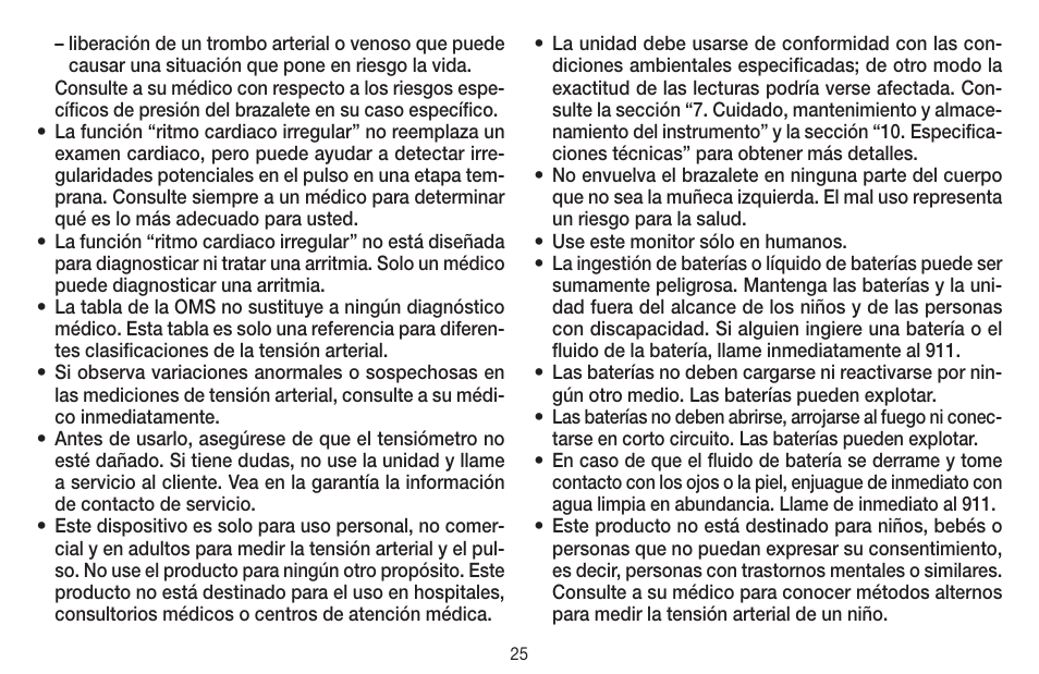 Beurer BC 44 User Manual | Page 25 / 44