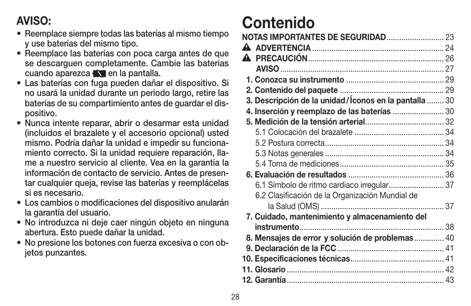 Beurer BC 44 User Manual | Page 28 / 44