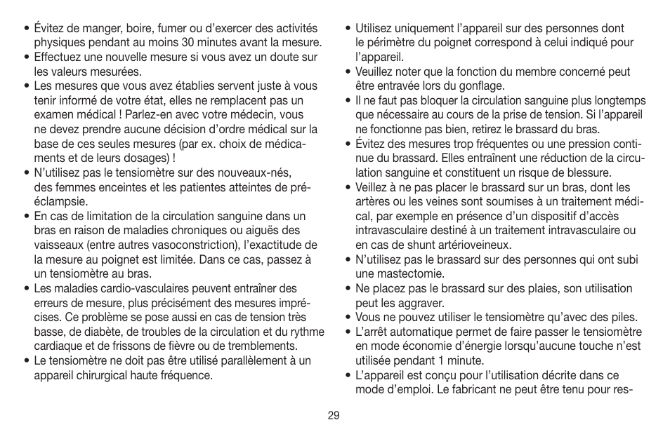 Beurer BC 58 User Manual | Page 29 / 108