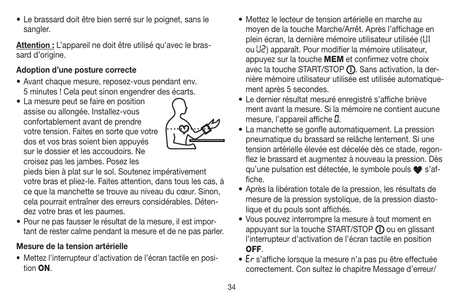 Beurer BC 58 User Manual | Page 34 / 108