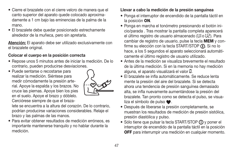 Beurer BC 58 User Manual | Page 47 / 108