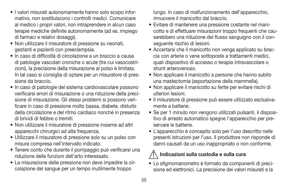 Beurer BC 58 User Manual | Page 55 / 108