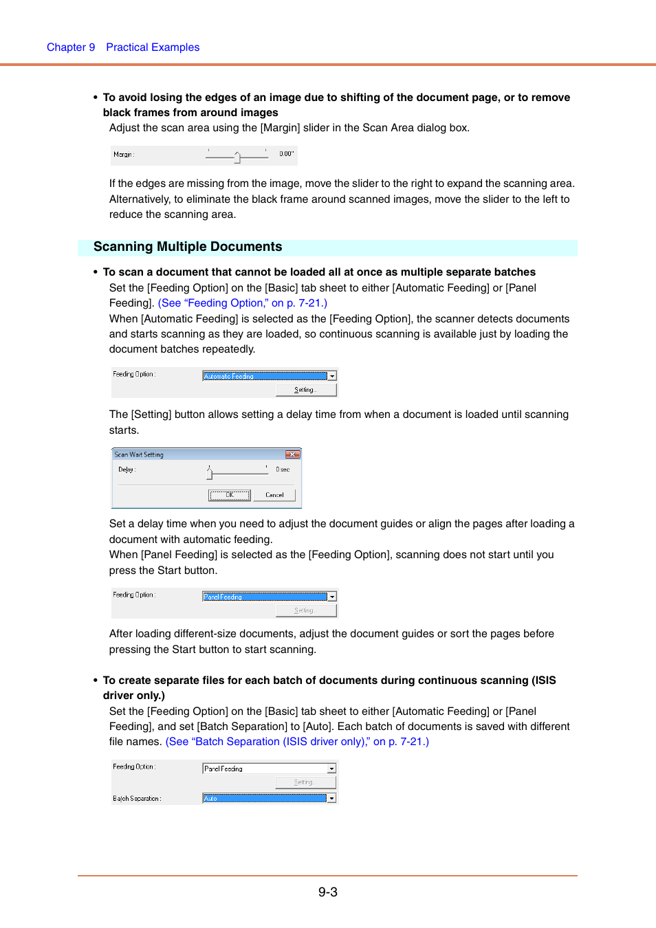 Scanning multiple documents, Scanning multiple documents -3 | Canon IMAGE FORMULA DR-6010C User Manual | Page 137 / 142