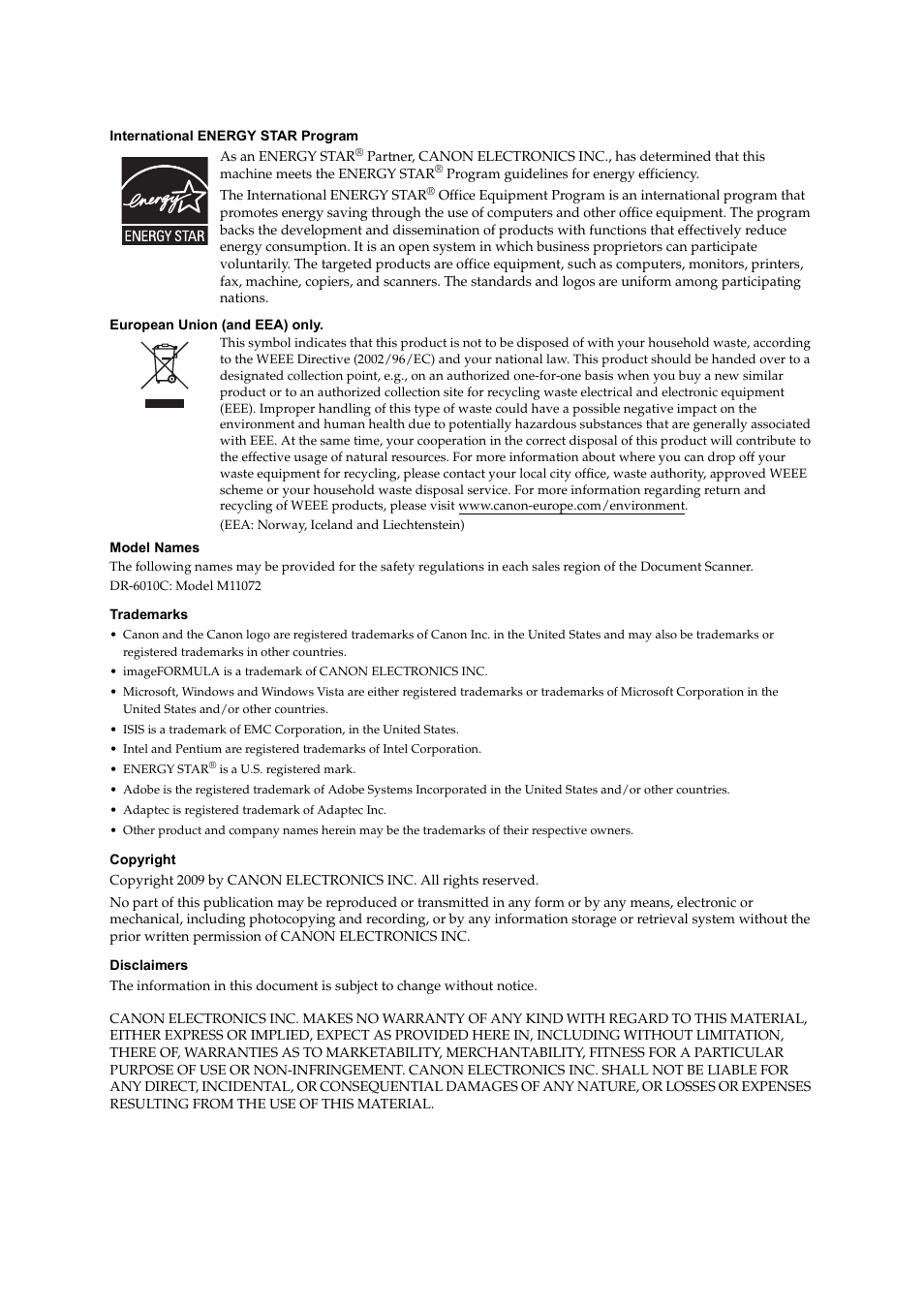 Canon IMAGE FORMULA DR-6010C User Manual | Page 2 / 142