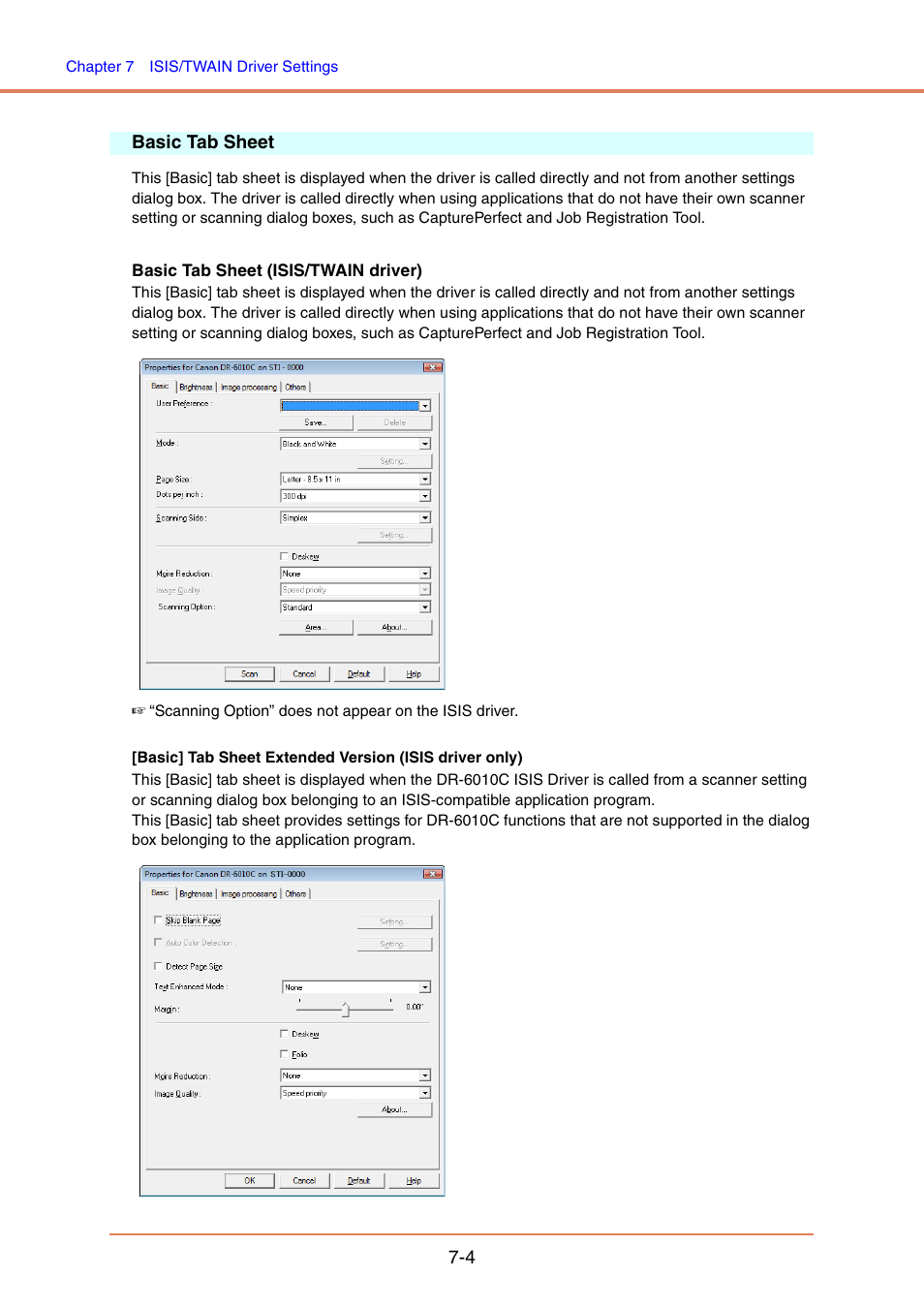 Basic tab sheet, Basic tab sheet -4 | Canon IMAGE FORMULA DR-6010C User Manual | Page 99 / 142